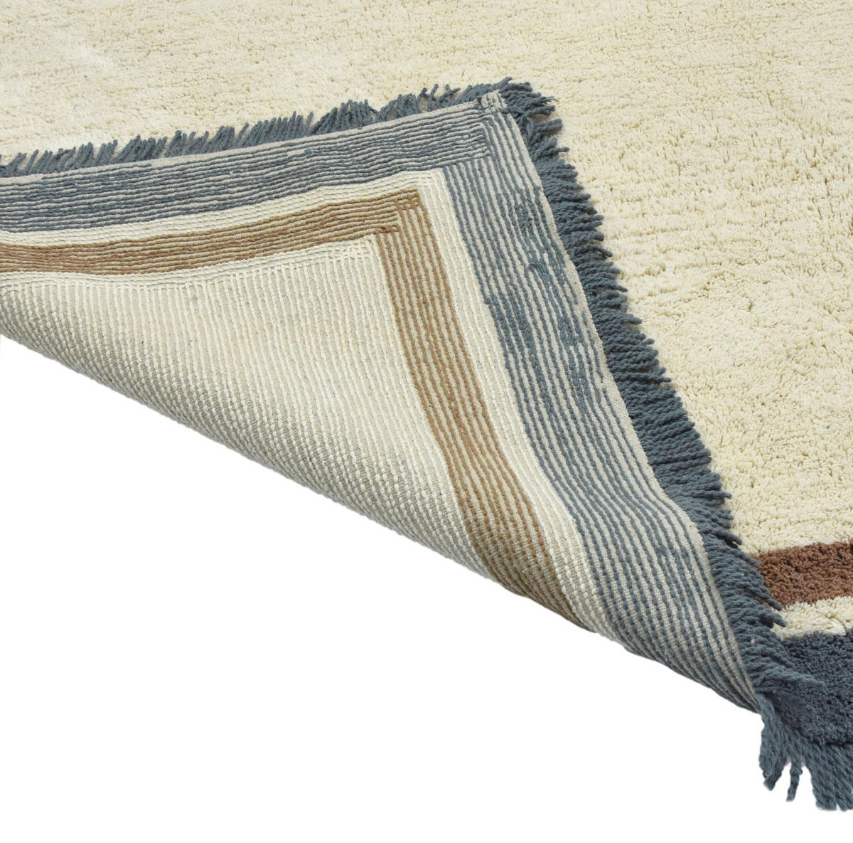 KINDERTEPPICH aus Baumwolle blau - Blau, Naturmaterialien (200/290cm) - AFK Living