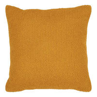 KISSEN Santos 100% Recycelte Baumwolle Ocker - Dunkelgelb, Textil (45/45cm) - tinkaro