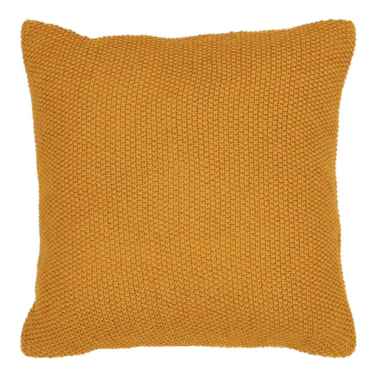 KISSEN Santos 100% Recycelte Baumwolle Ocker - Dunkelgelb, Textil (45/45cm) - tinkaro