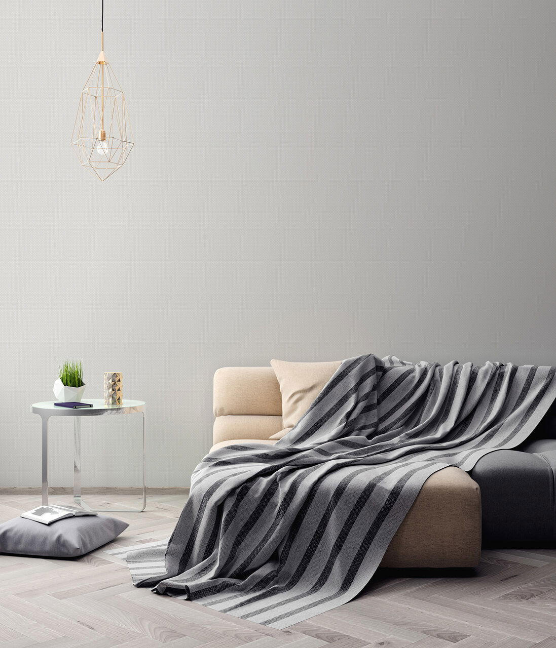 VLIESTAPETE Grau 53/1005 cm - Grau, Kunststoff/Textil (53/1cm) - KUNSTLOFT