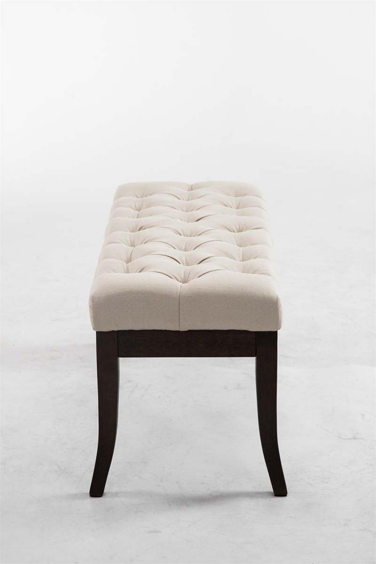 SITZBANK 100/38 cm Stoff Creme - Creme, Holz/Textil (100/46/38cm) - CLP