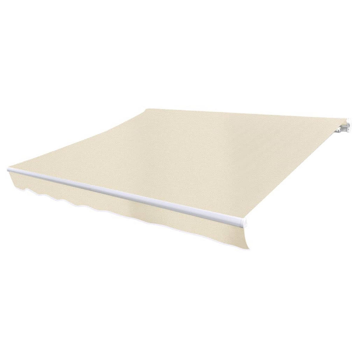 MARKISENBESPANNUNG Canvas Creme 4/3 M (Ohne Rahmen) - Creme, Textil (380/295cm) - vidaXL