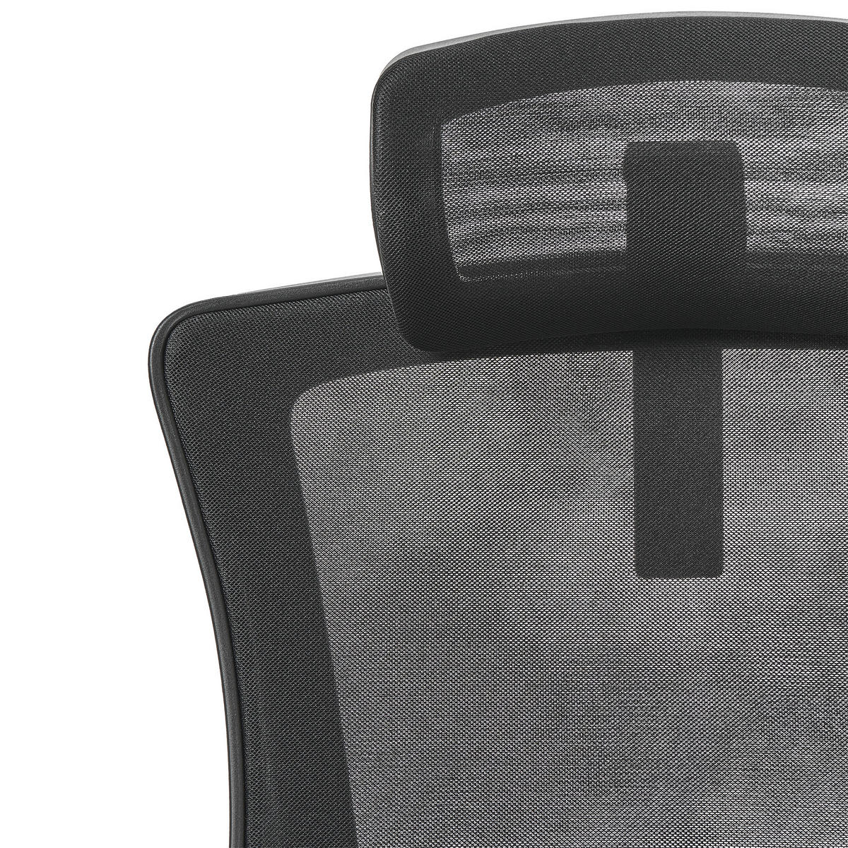 BÜROSTUHL Schwarz Paladin - Schwarz, Textil (52/96/56cm) - Beliani
