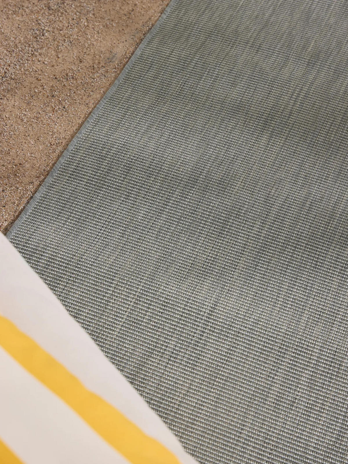 OUTDOORTEPPICH Metro Hellgrau 120x170 cm - Hellgrau, Textil (120/170cm) - benuta Nest