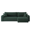 SCHLAFSOFA MILANO XL und bettkasten stoff Poso Dicker Cord Grün Rechts - Grün, Holz (274/82/145cm) - Kaiser Möbel