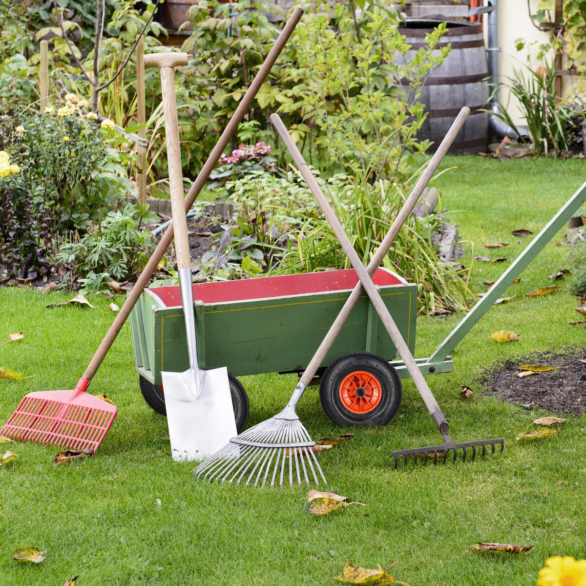 SCHUBKARRENRAD - Schwarz, Kunststoff (40/40/10cm) - Relaxdays