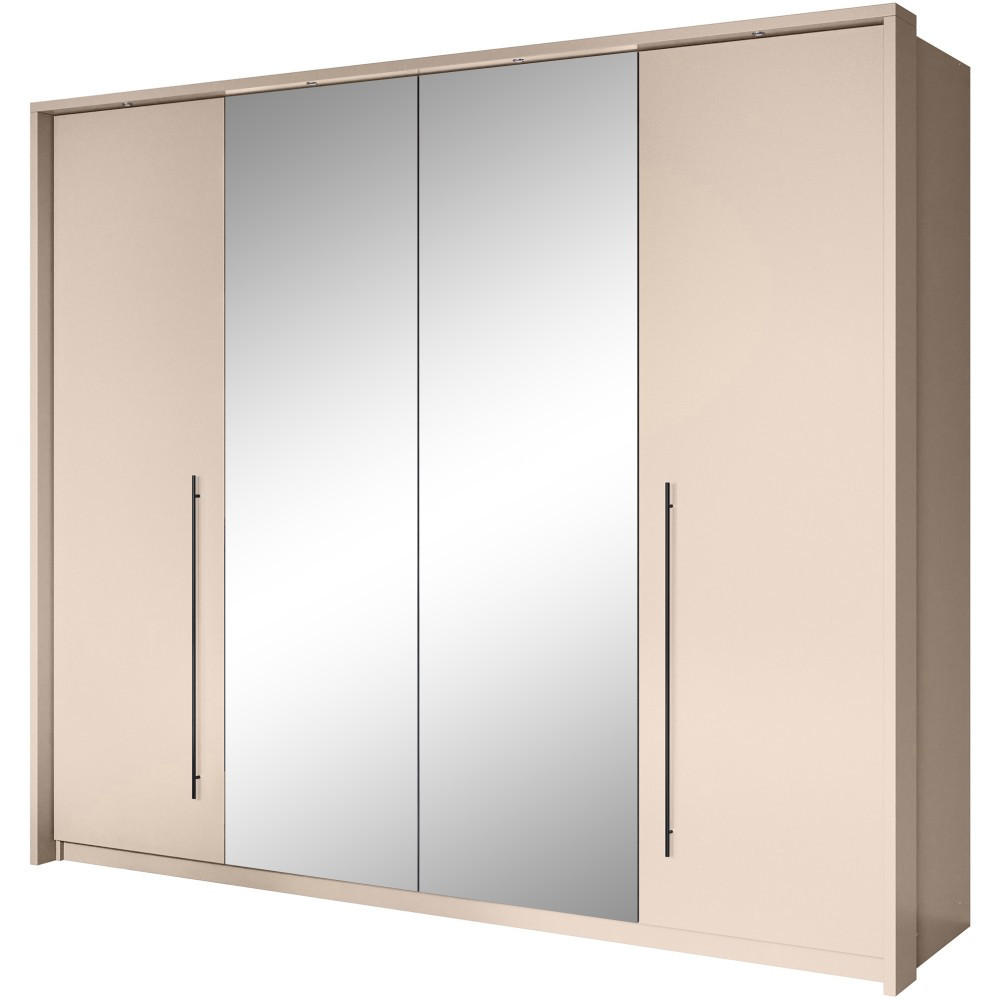 Beautysofa Drehtürenschrank Sand 255x219x65 cm