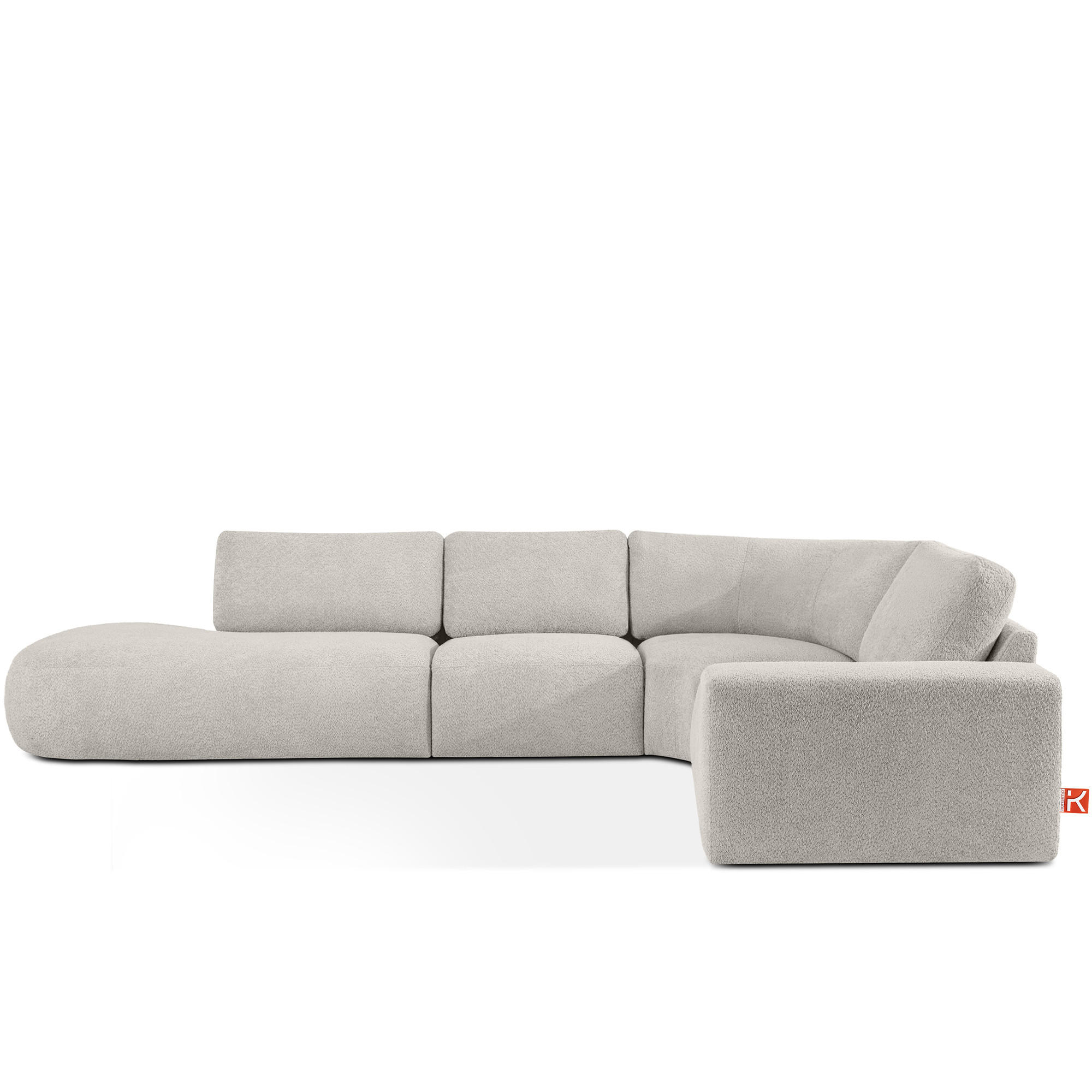 ECKSOFA LINKS ZUCCO, Braun - Braun, Holz/Holzwerkstoff (224/373cm) - KONSIMO®