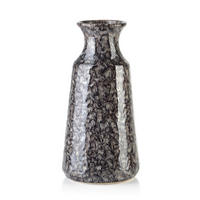 VASE Yarine Braun 17/17/32 cm Keramik - Dunkelbraun, Keramik (32cm) - Mondex
