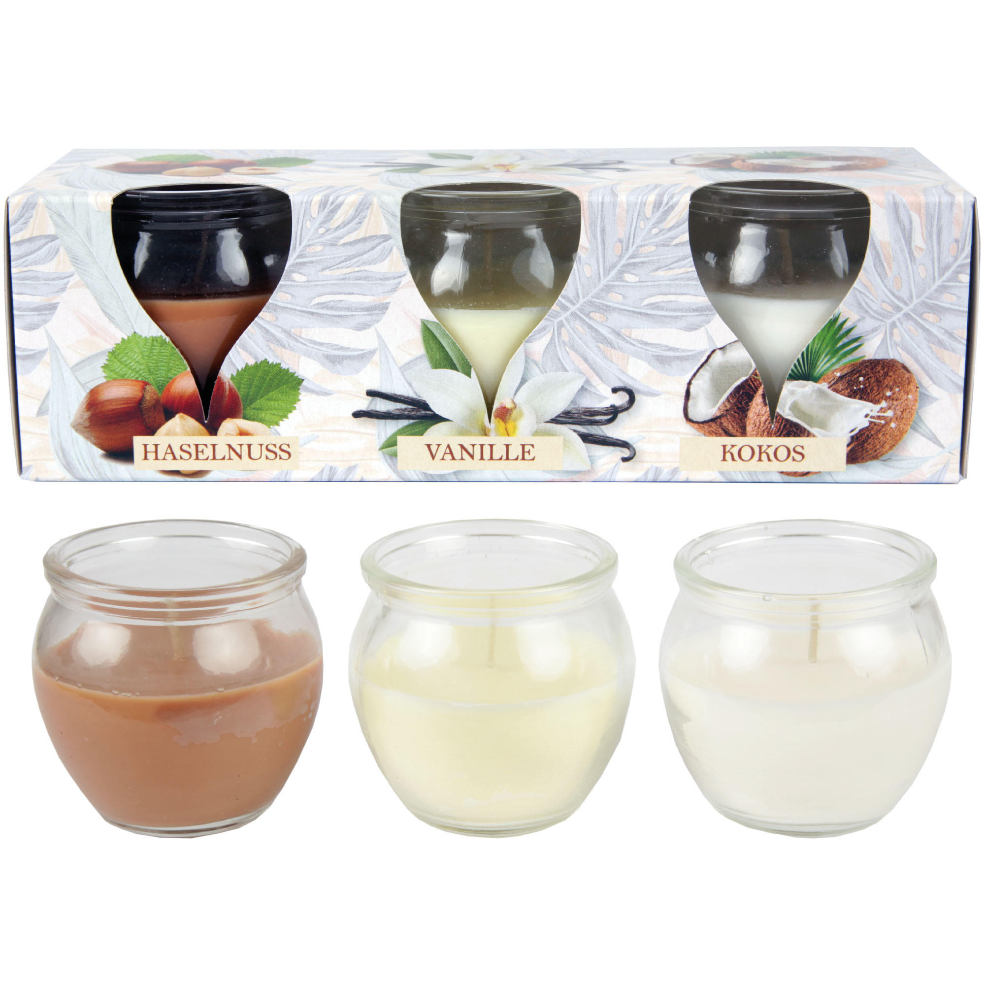 HS Candle Duftkerzen Mehrfarbig 6 cm