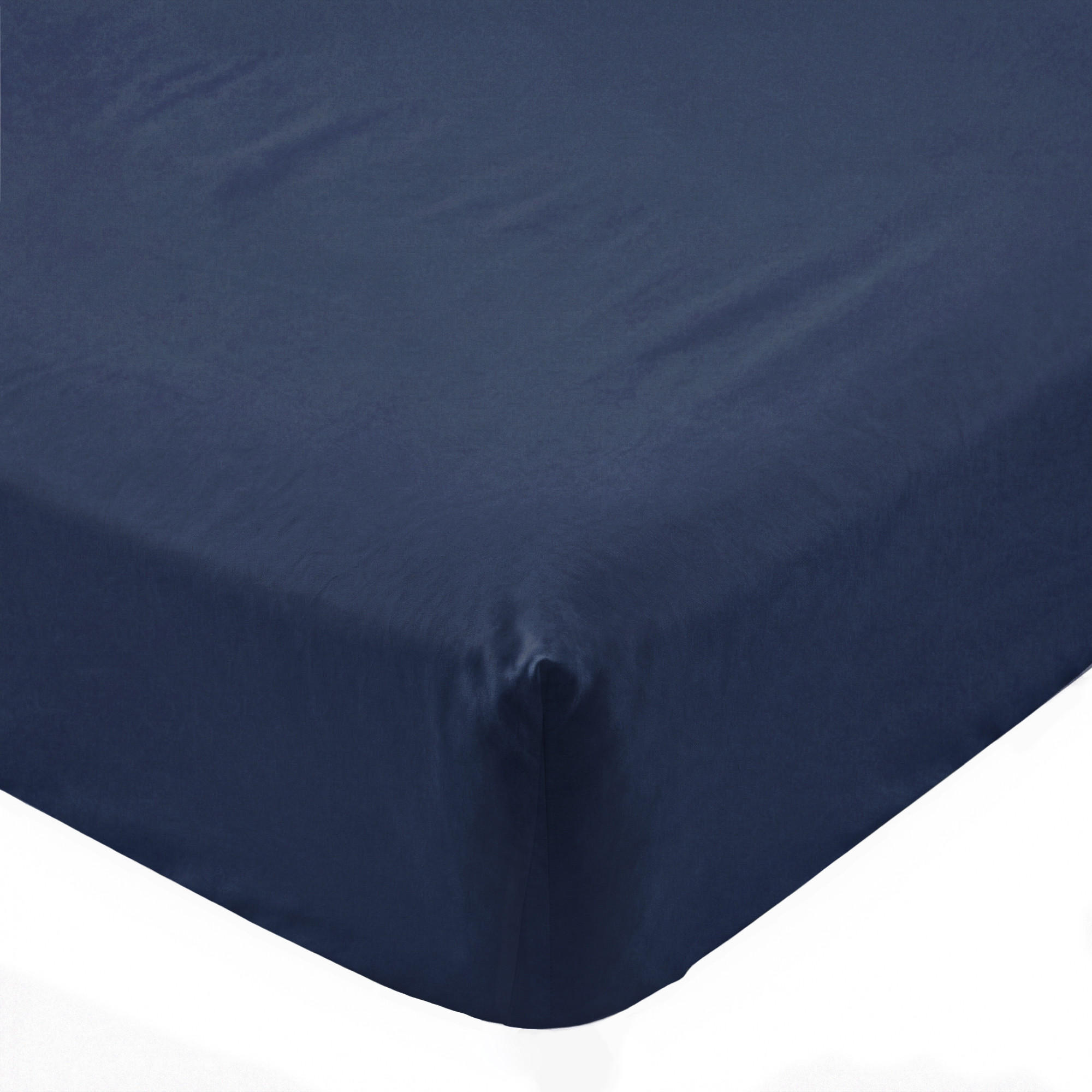 SPANNBETTTUCH basic 90x200x32 cm dunkelblau - Dunkelblau, Textil (90/200cm) - Happy Friday