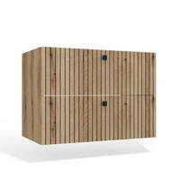 SKŘÍŇKA POD UMYVADLO dub 80/57/45,5 - barva dubu, kompozitní dřevo (80/57/46cm) - RAUMHIRSCH FURNITURE