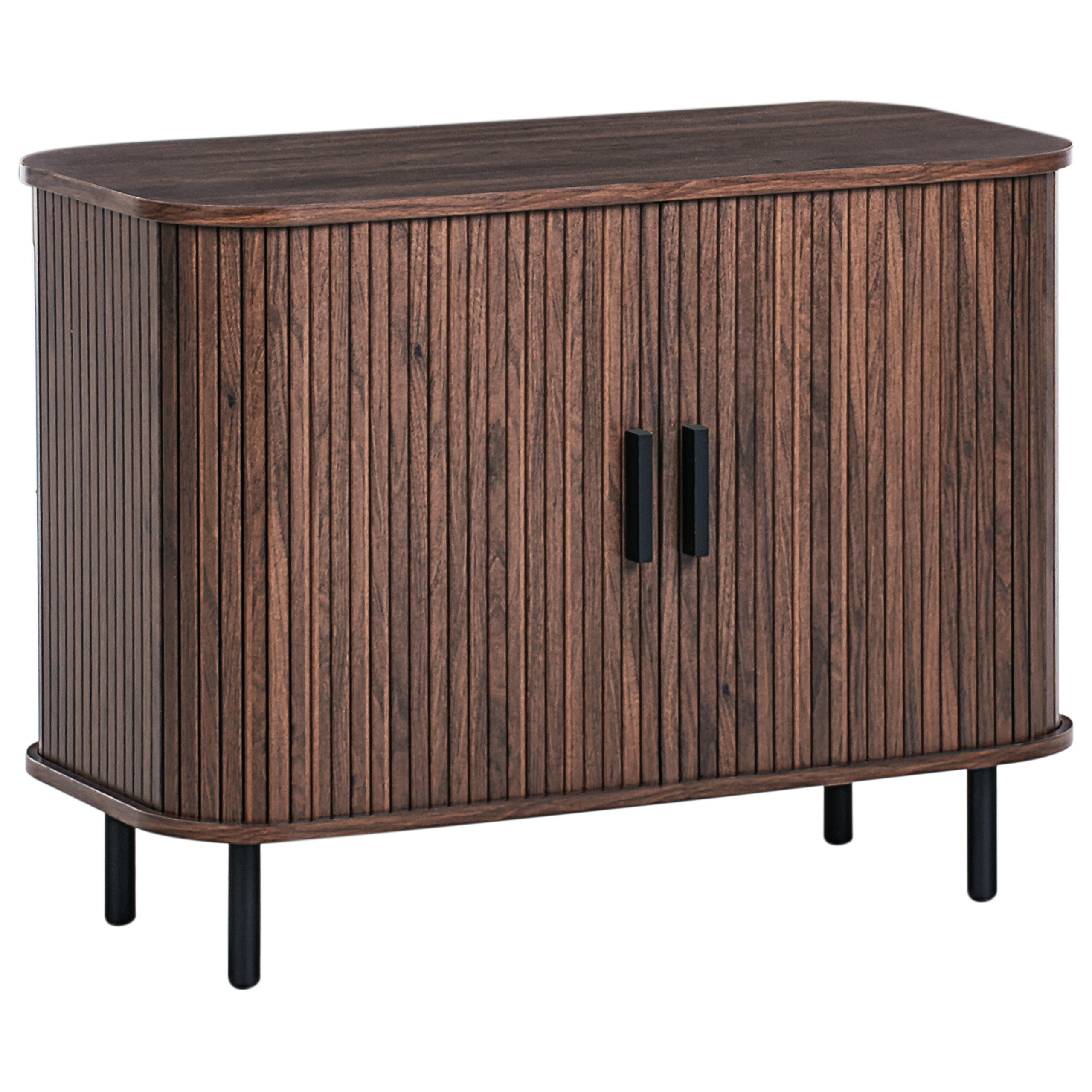 SIDEBOARD Braun Bradley - Braun, Holzwerkstoff (80/60/40cm) - Beliani