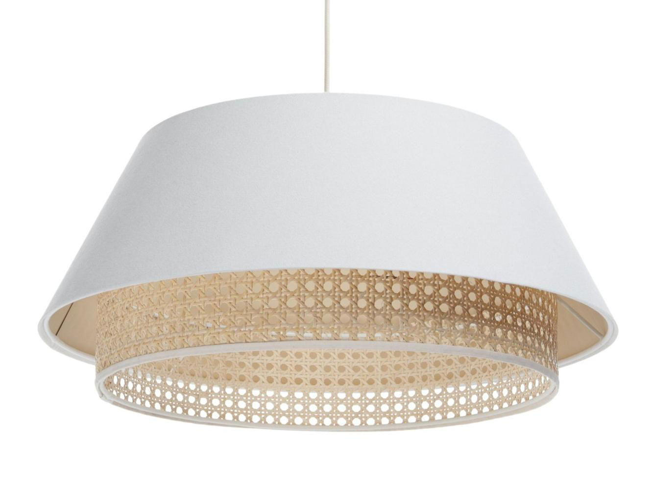 HÄNGELEUCHTE Weiß 50/23 cm - Weiß, Kunststoff (50/1.3/23cm) - ONZENO