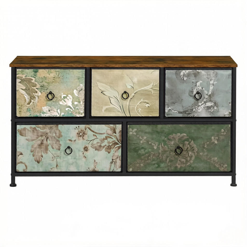 KOMMODE Mehrfarbig 100/30/54 cm - Multicolor, Holzwerkstoff (100/54/30cm) - PANGIVO