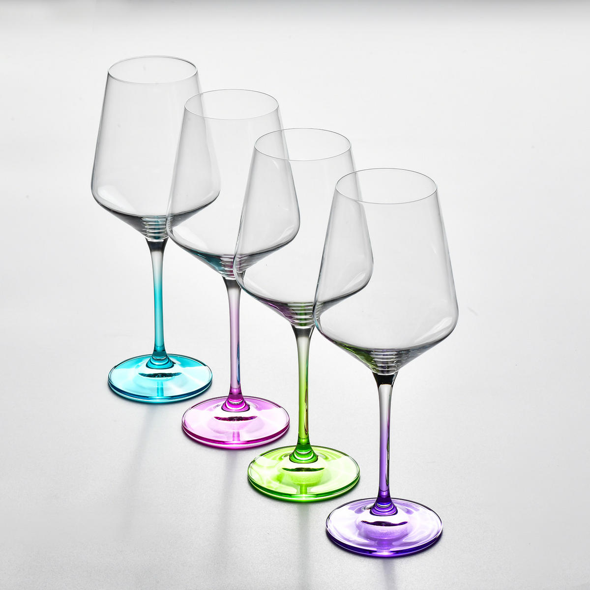 WEINGLÄSER, 4er-Set, 450 ml - Multicolor, Glas (0.45L) - Krosno Glass