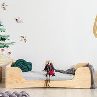 POSTEL 90/190 Noélie Přírodní dřevo - hnědá, dřevo (90/190cm) - Petits-meubles