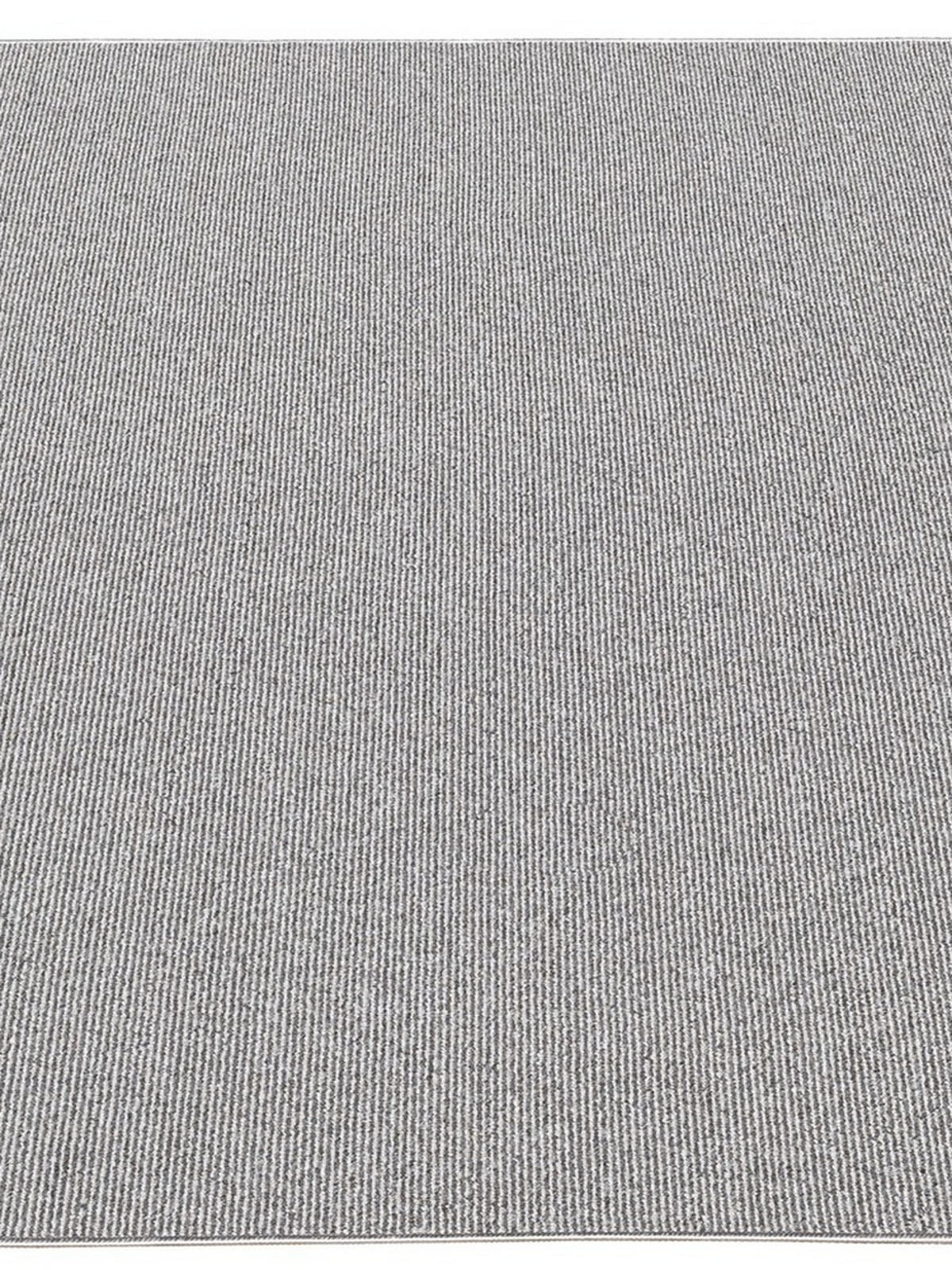 TEPPICH Niederflor Uni COLFOSCO Polypropylen Beige 133 x 133 cm - Grau, Textil (133/133cm) - KADIMA DESIGN