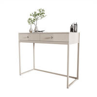 KONSOLE Glamour auf Kaschmir-Gestell mit Kristallgriff - Kaschmir, Holzwerkstoff (100/81/42cm) - Lookway