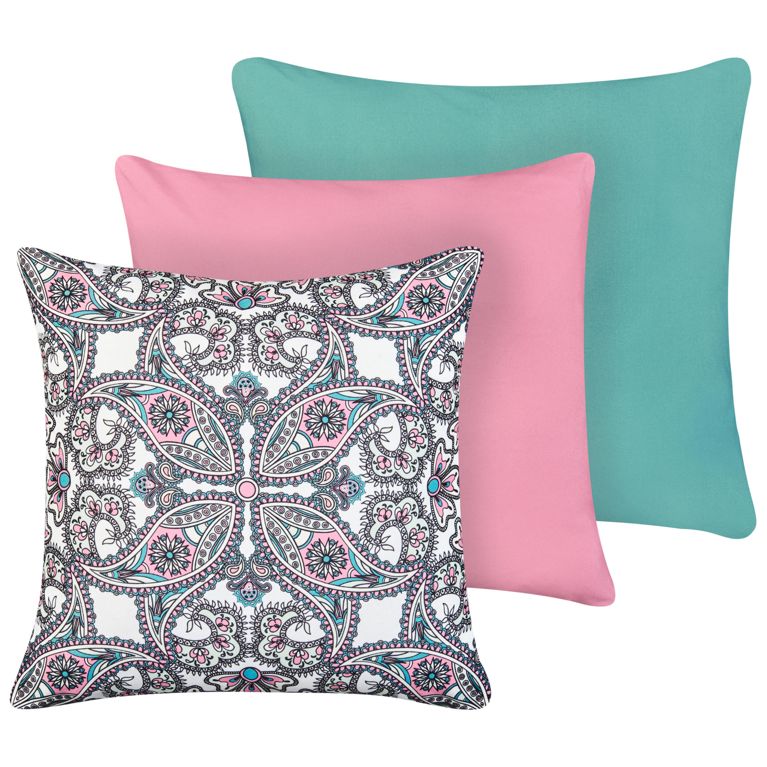 PERNĂ de grădină set de 3 purpuriu 45/45 cm Tide