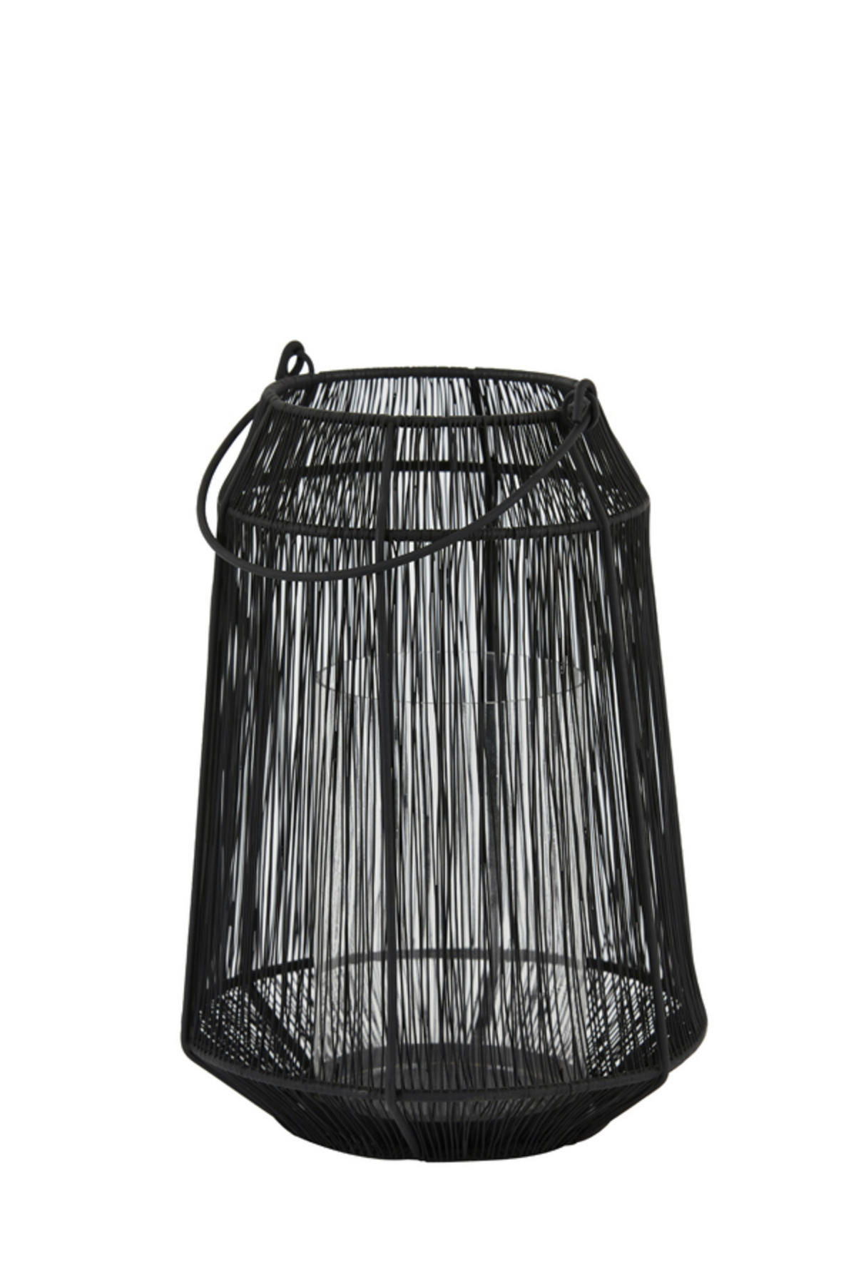 WINDLICHT Odina Schwarz Ø24/36 cm - Schwarz, Metall (24/36/24cm) - Light & Living