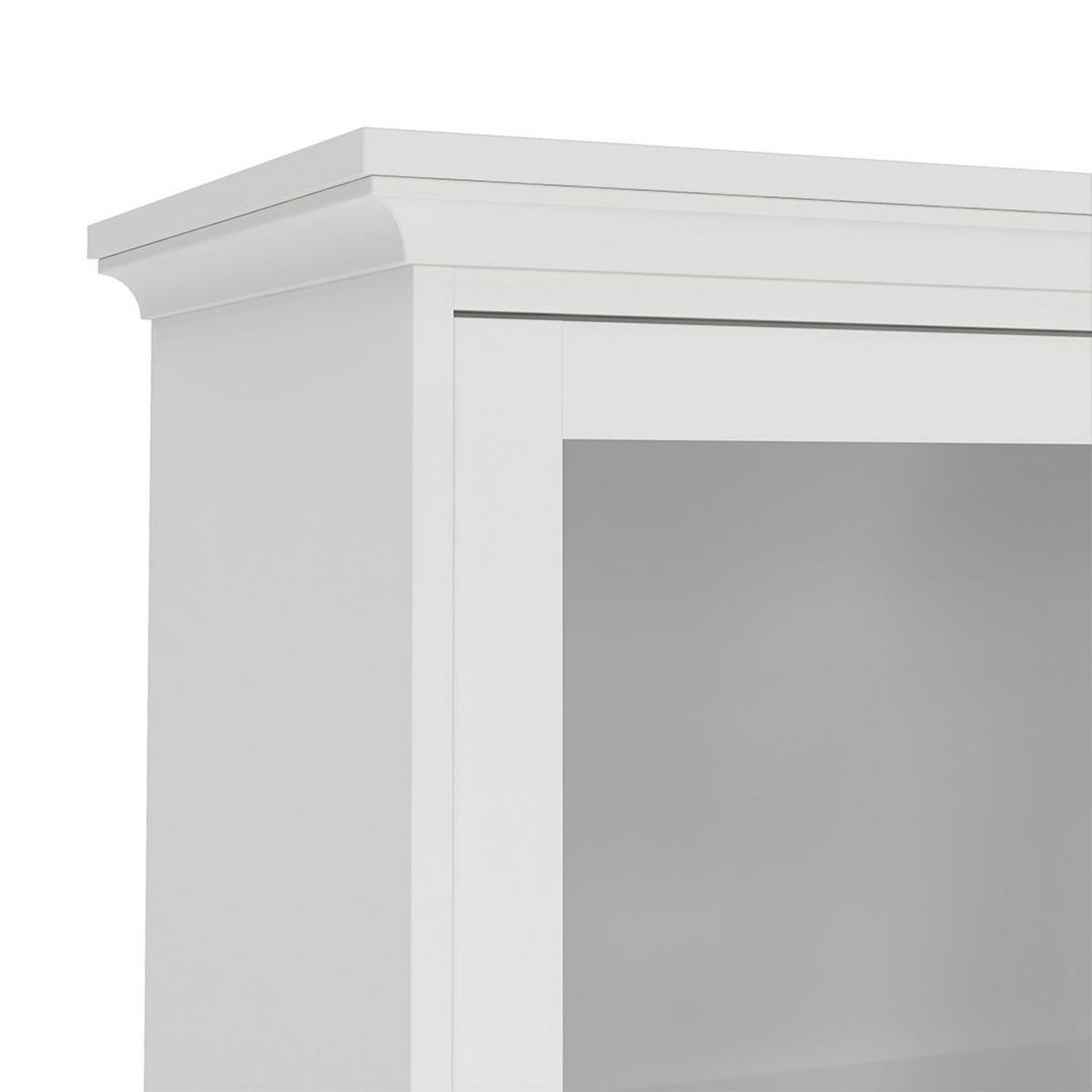 VITRINE Weiß - Weiß, Holzwerkstoff (96/201/42cm) - ebuy24