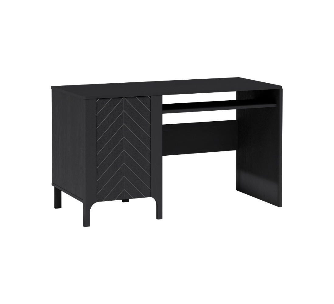 SCHREIBTISCH Malumi MM-9 Schwarz Paintflow - Schwarz, Holzwerkstoff (60/135/77.5cm)