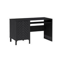 SCHREIBTISCH Malumi MM-9 Schwarz Paintflow - Schwarz, Holzwerkstoff (60/135/77.5cm)