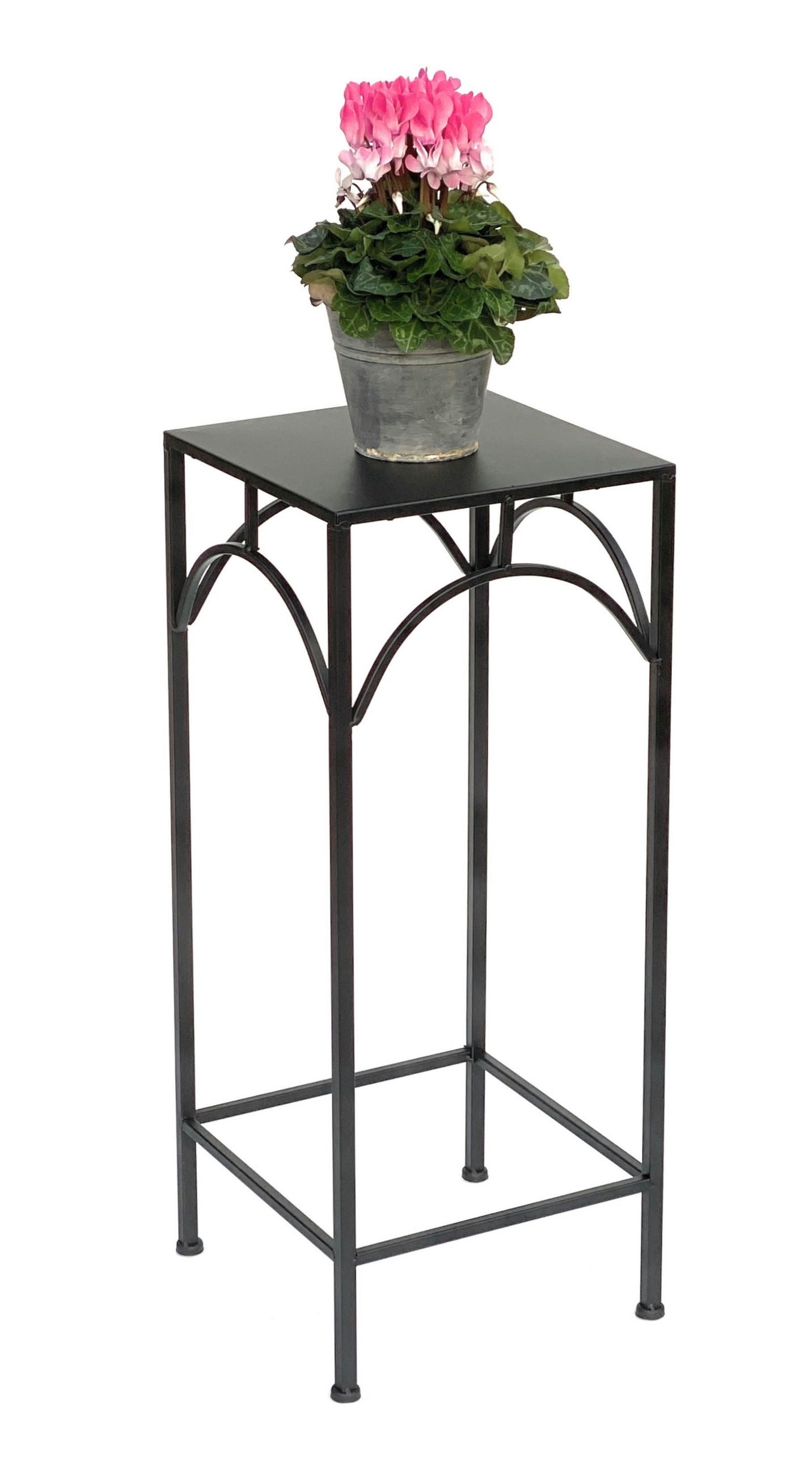 DanDiBo Blumenhocker Schwarz 28x70x28 cm