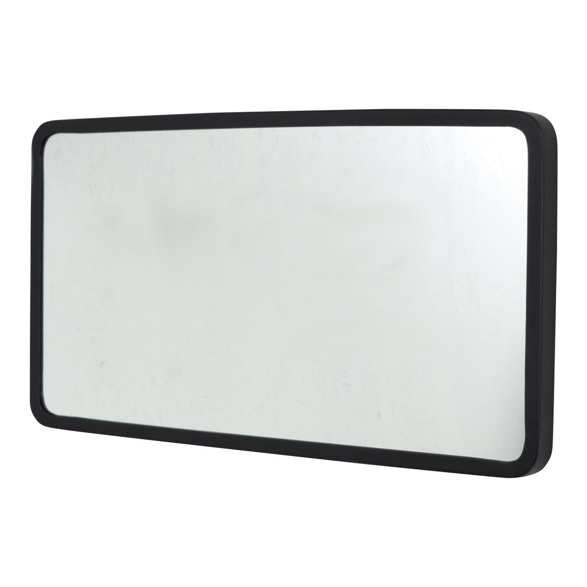 WANDSPIEGEL Rico Schwarz - Schwarz, Metall (40/74/4cm) - LOFT42