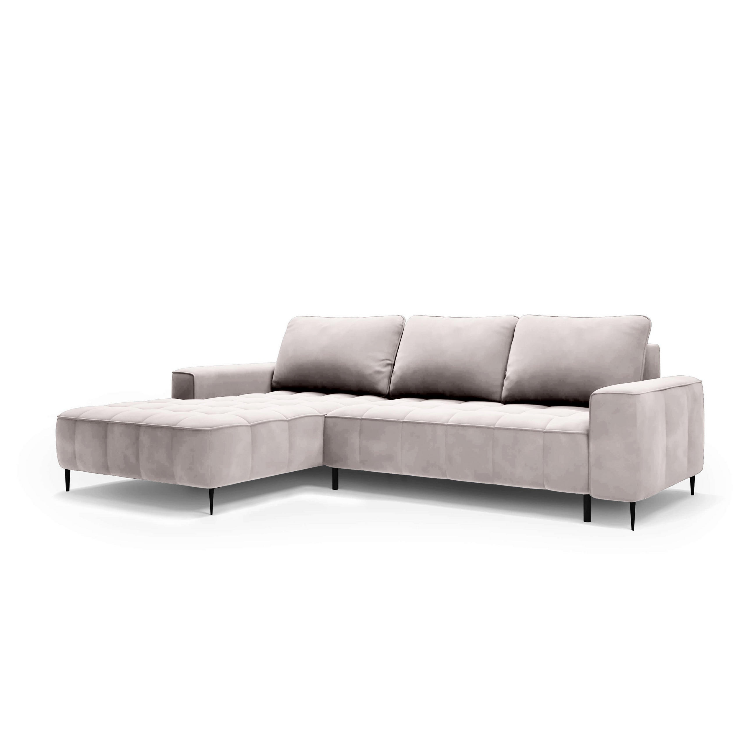 ECKSOFA Francessco Multicolor - Multicolor, Textil (280/90/166cm) - Pillovely