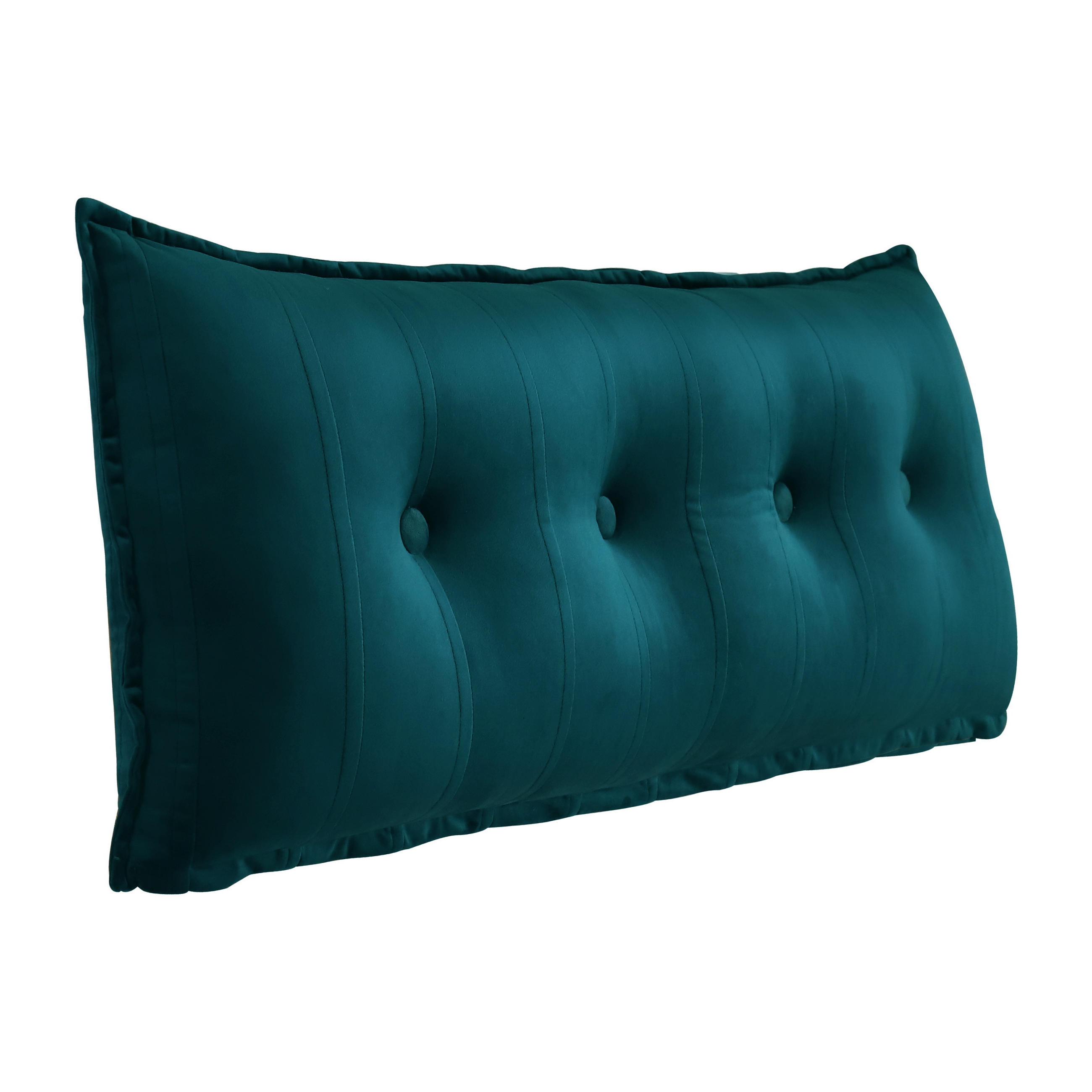 RÜCKENKISSEN Samtlook Grün 120 cm - Grün, Textil (45/120cm) - Vercart