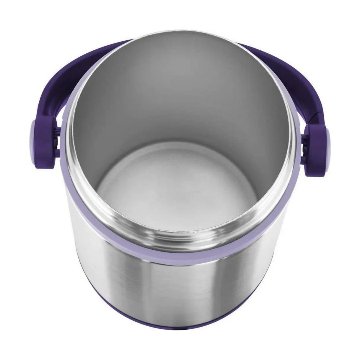 THERMOBEHÄLTER 509234 Brombeer/Violett 1,7 L Edelstahl - Lila/Schwarz, Kunststoff/Metall (1.7L) - Emsa
