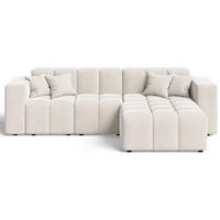 ECKSOFA Loopo Creme Rechts - Creme, Holz/Textil (265/180cm) - Graingold