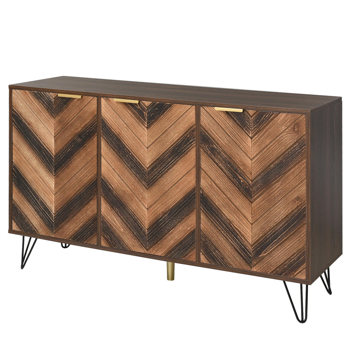 SIDEBOARD Braun 120/38/76.5 cm - Braun, Holzwerkstoff (38/76.5/120cm) - Urban Meuble