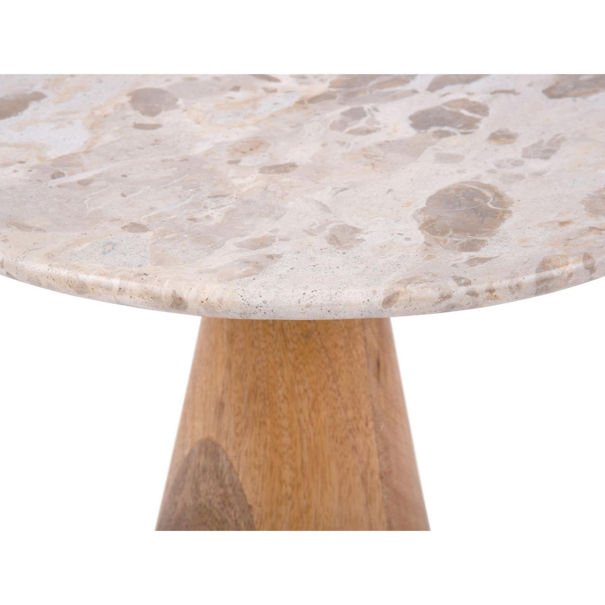 BEISTELLTISCH Force Wide Braun 50/50/38 cm - Braun, Stein (50/50/38cm) - Leitmotiv