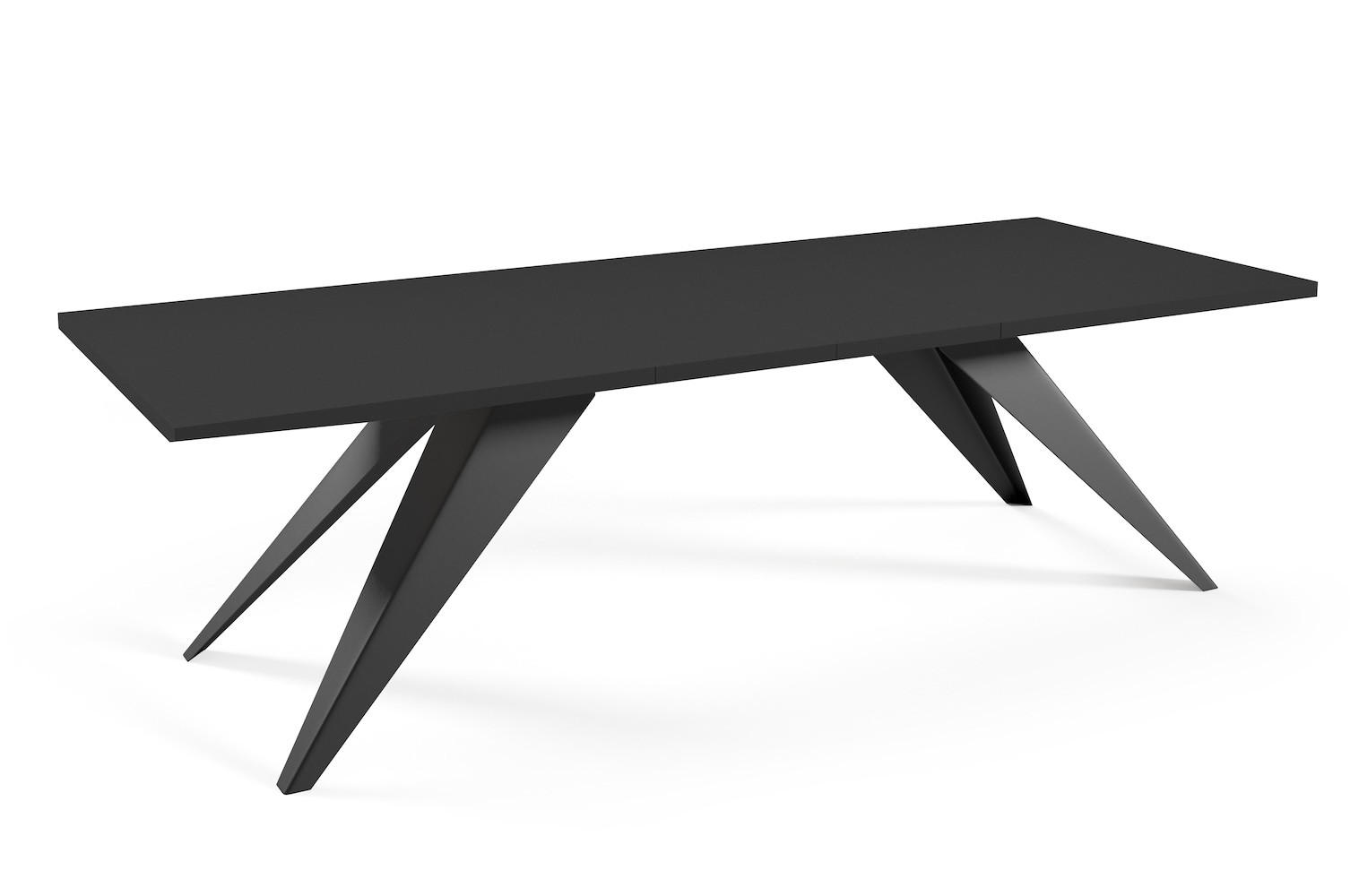 Thumbnail - Feldmann-Wohnen Esstisch, Schwarz, Holz, Rechteckig,Rechteckig, Stativgestell, 80x76x140 cm, Esszimmer, Tische, Esstisch...