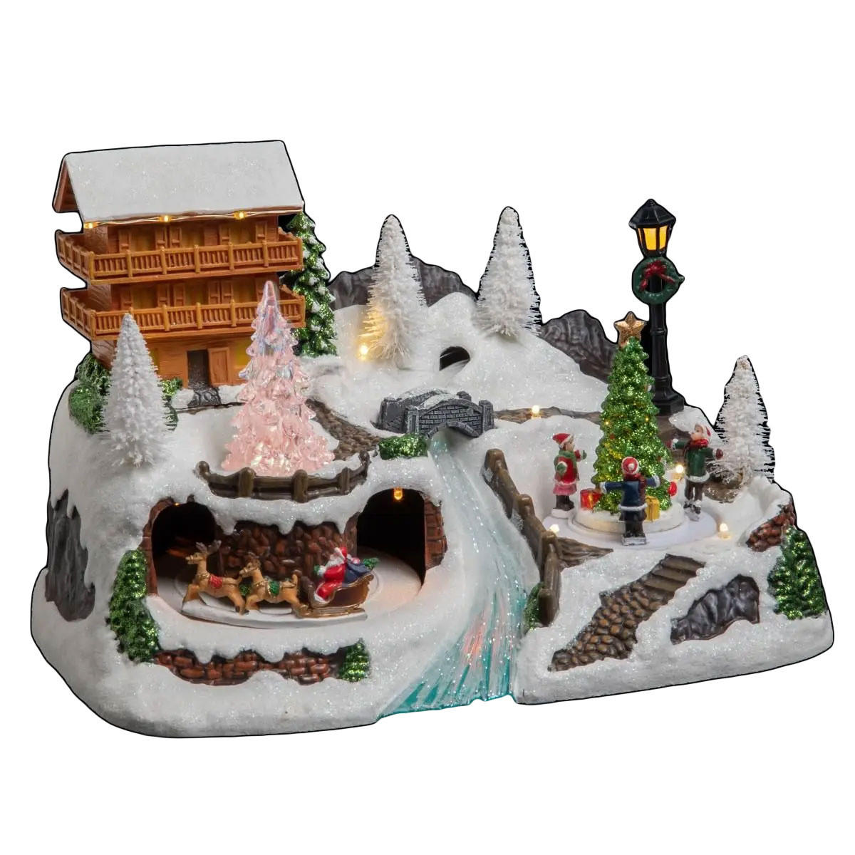 Fééric Lights and Christmas Weihnachtsdorf Mehrfarbig 19.5x20x31 cm