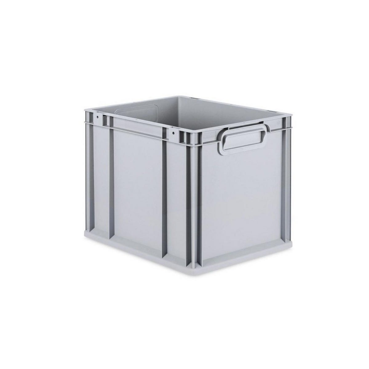 EUROBOX 5x Nextgen Economy Mit Auflagedeckel Grau/Rot Griffe Geschlossen 30 Liter - Rot, Kunststoff (30/32/40cm) - PROREGAL