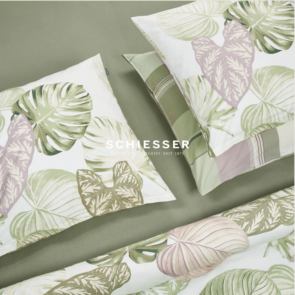 SPANNBETTLAKEN Jessi - Edeljersey - 180 x 200 cm - Hellgrün - Hellgrün, Textil (180/200cm) - SCHIESSER