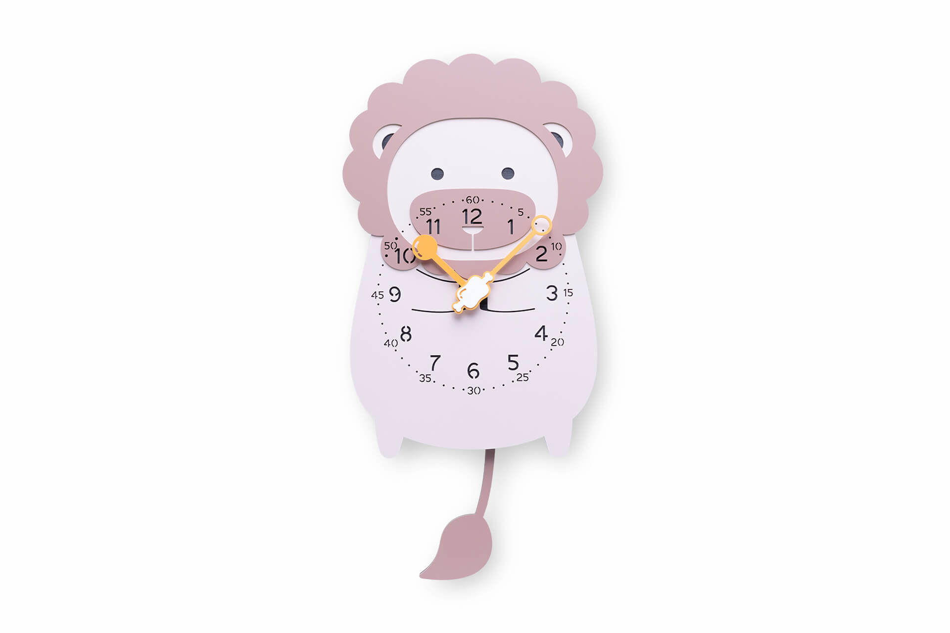 WANDUHR Design Beige 29/57 cm - Pink, Holzwerkstoff (28.7/57/1cm) - ONZENO