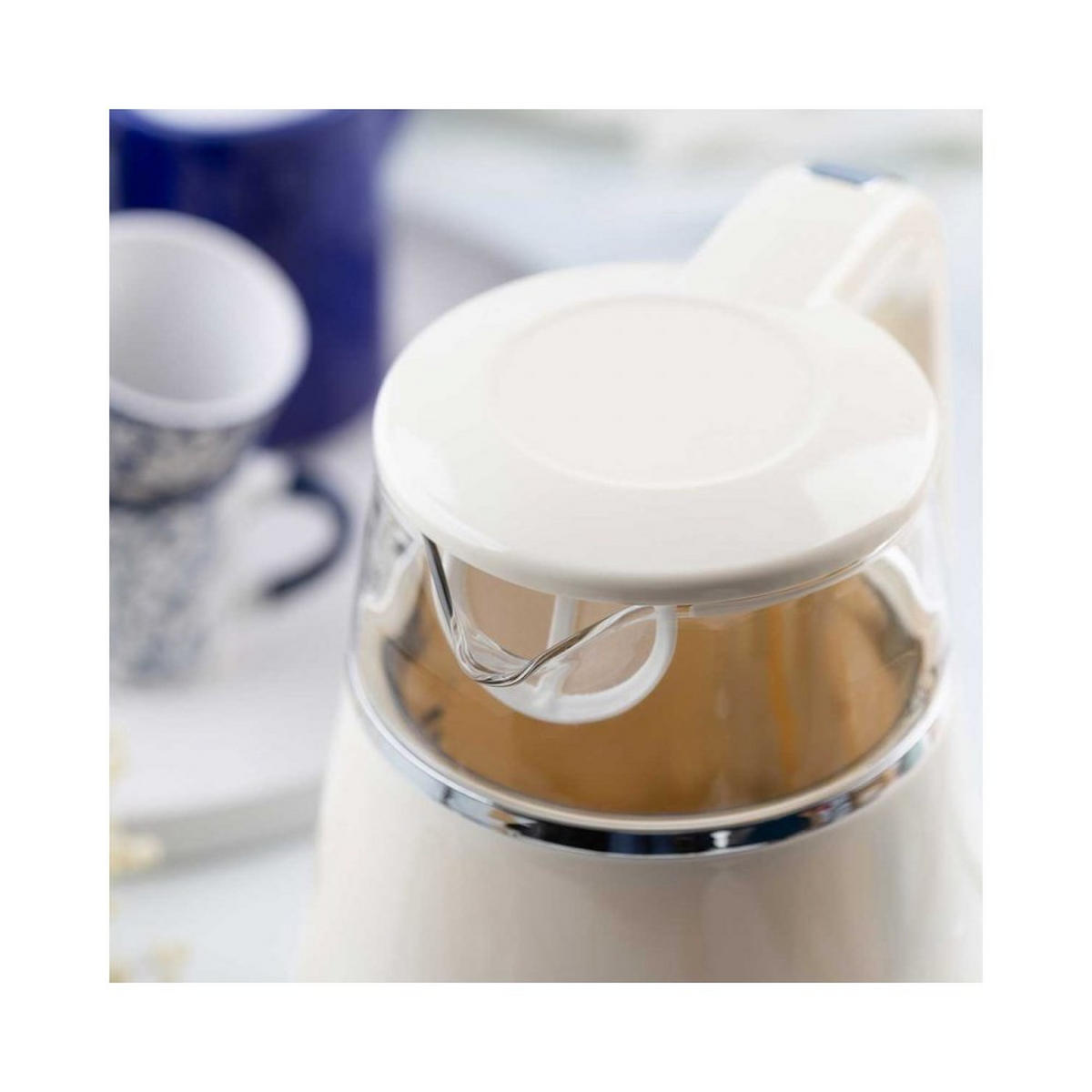 WASSERKOCHER ELEKTRISCH Creme 20/19/20.5 cm 61573 - Creme, Metall (19/20.5/20cm) - Klausberg 