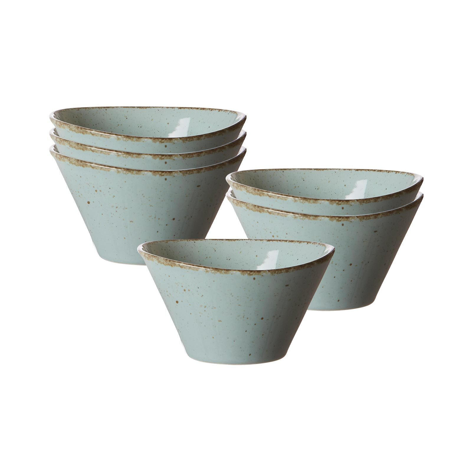 DIPSCHALEN Casa Blau 10,5 x 11,5 cm 6er Set - Blau, Keramik (10.5/11.5/6cm) - Ritzenhoff Breker