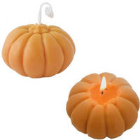 DUFTKERZEN Kürbis 2-teiliges Set Sojawachs Orange 8 cm - Orange, Paraffin (5cm)