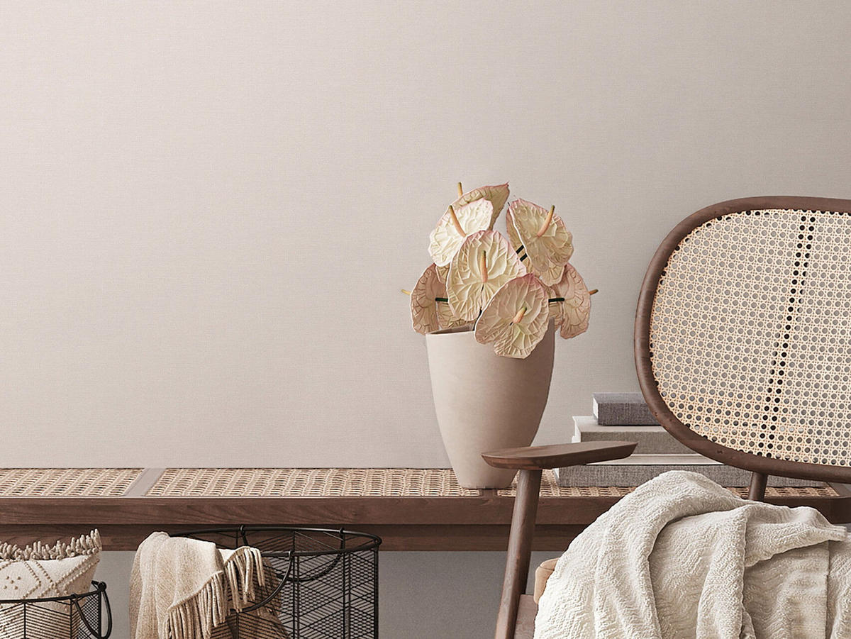 VLIESTAPETE Grau 53/1005 cm - Grau, Textil (53/1cm) - KUNSTLOFT
