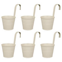 HÄNGETOPF (6er Set) Zinc - Beige, Metall (11cm) - Butlers