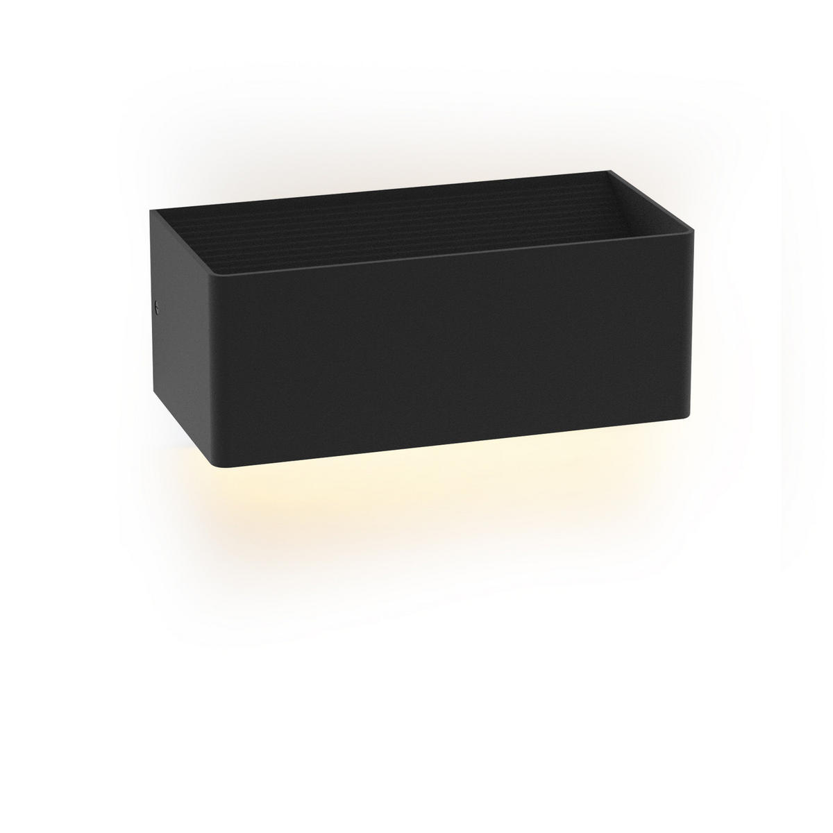 WANDLEUCHTE Flamwin 10.0/8.0/20.0 cm - Schwarz, Metall (10/8/20cm) - ZMH