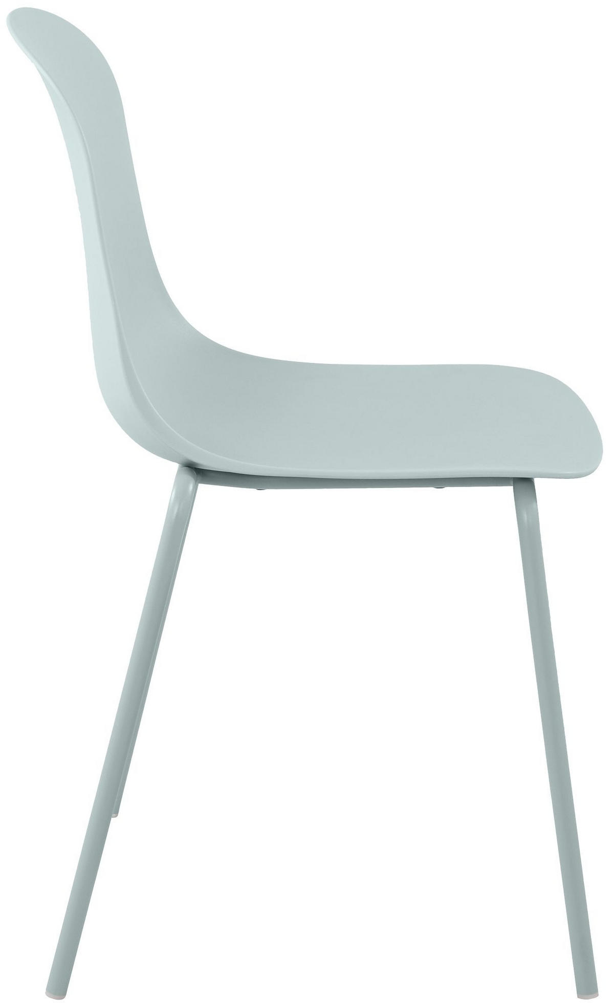 STAPELSTUHL 2 Kunststoff Türkis - Türkis, Kunststoff/Metall (51/85/55cm) - CLP
