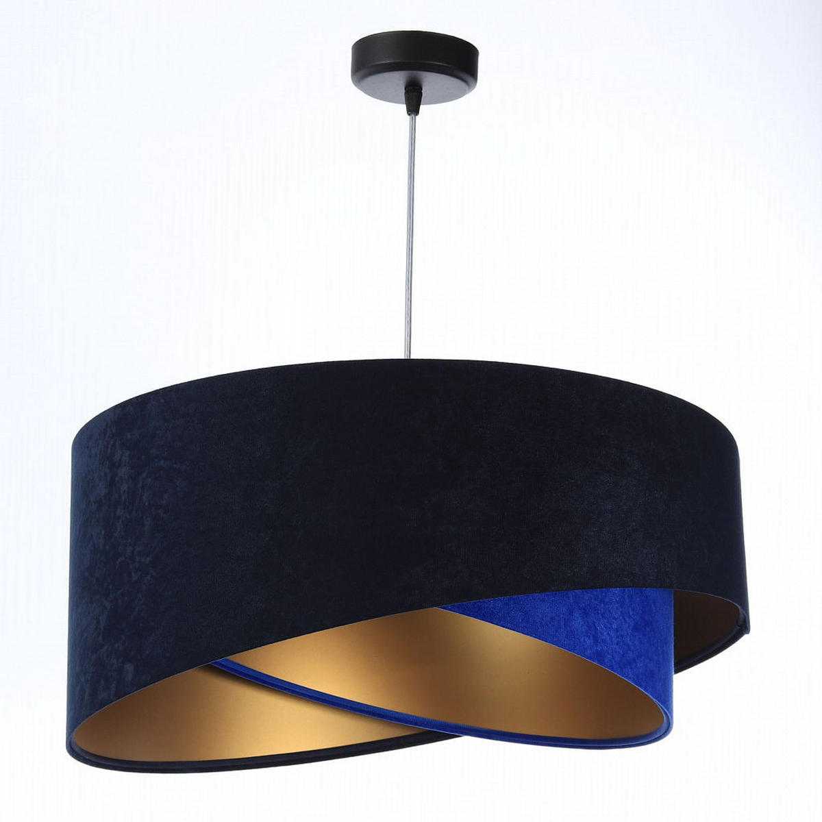 HÄNGELEUCHTE Blau 50/23 cm - Blau, Kunststoff (50/1/23cm) - ONZENO