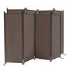PARAVENT 2 Stück 4-tlg. 220x165 cm Taupe - Taupe, Metall (220/165cm) - QUICK STAR